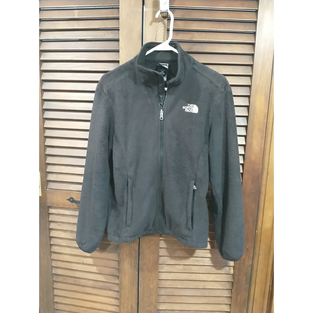 The North‎ Face Jacket Womens Medium Black Fleece Teddy Sherpa Full Zip Outdoor
